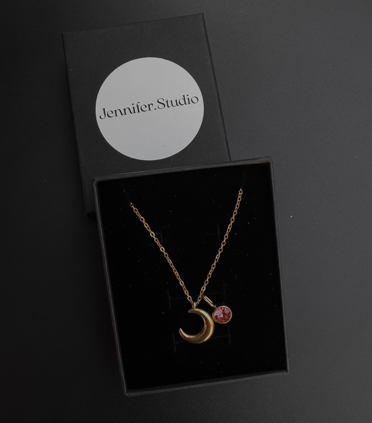 The Reader's Moon Necklace
