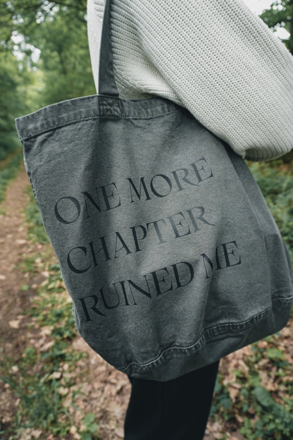 One More Chapter Ruined Me - Tote Bag