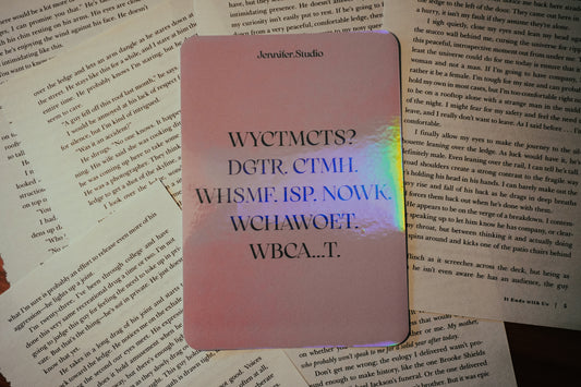 Kindle Paperwhite Insert – For the Hockey Romance Girls