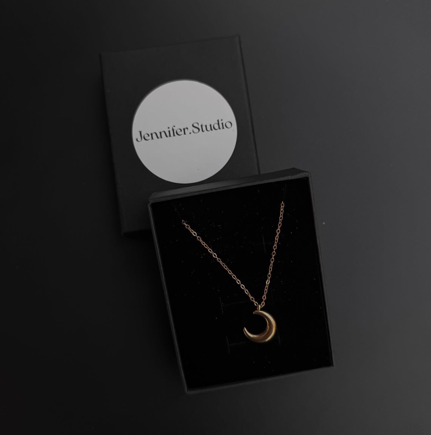 The Reader's Moon Necklace