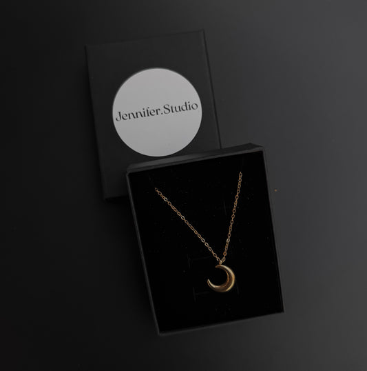 The Reader's Moon Necklace