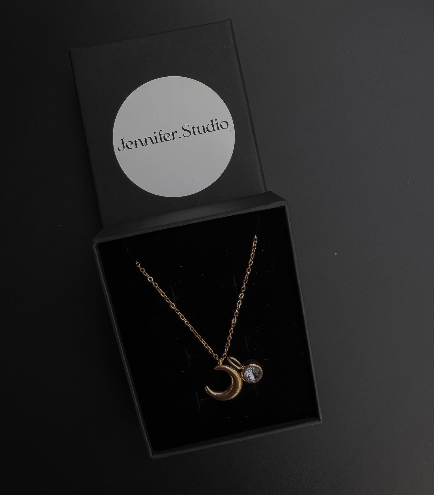 The Reader's Moon Necklace