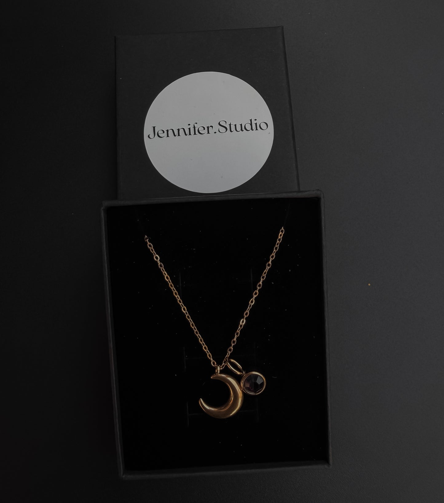 The Reader's Moon Necklace